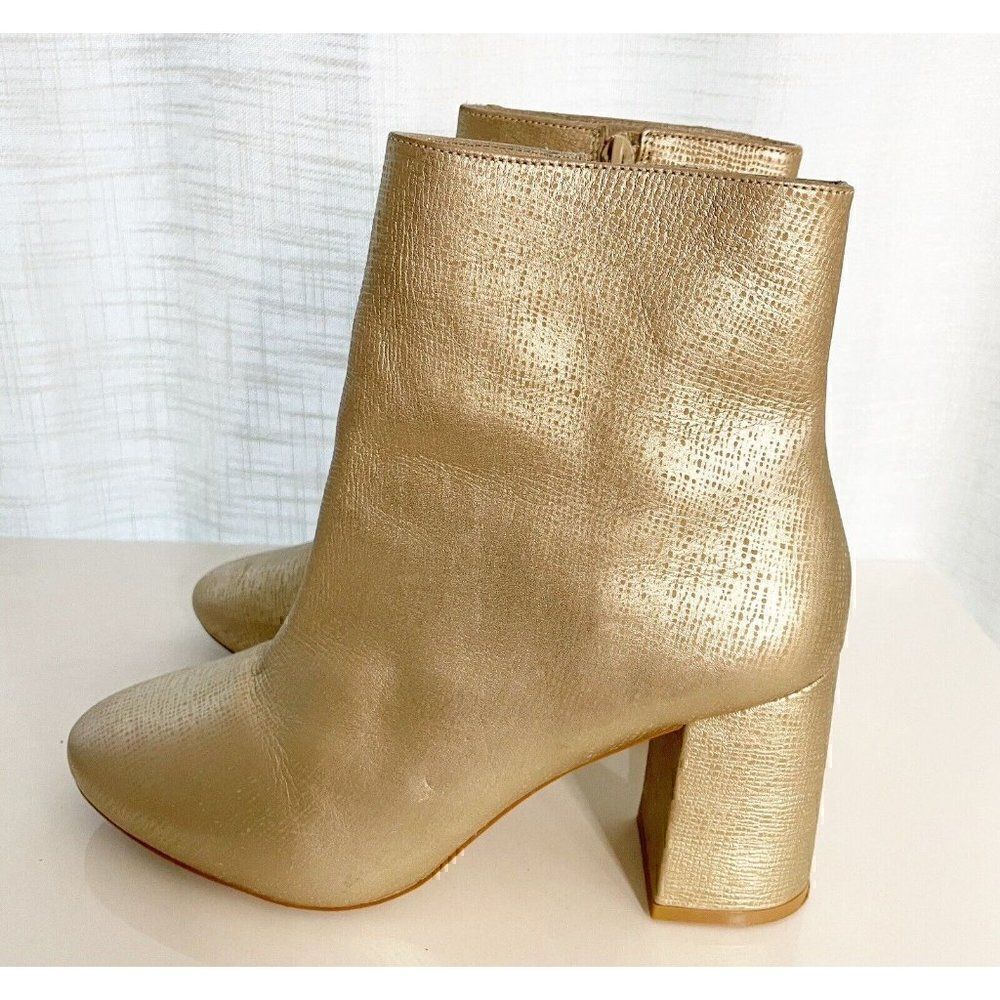 Matisse Gold Ankle Boots